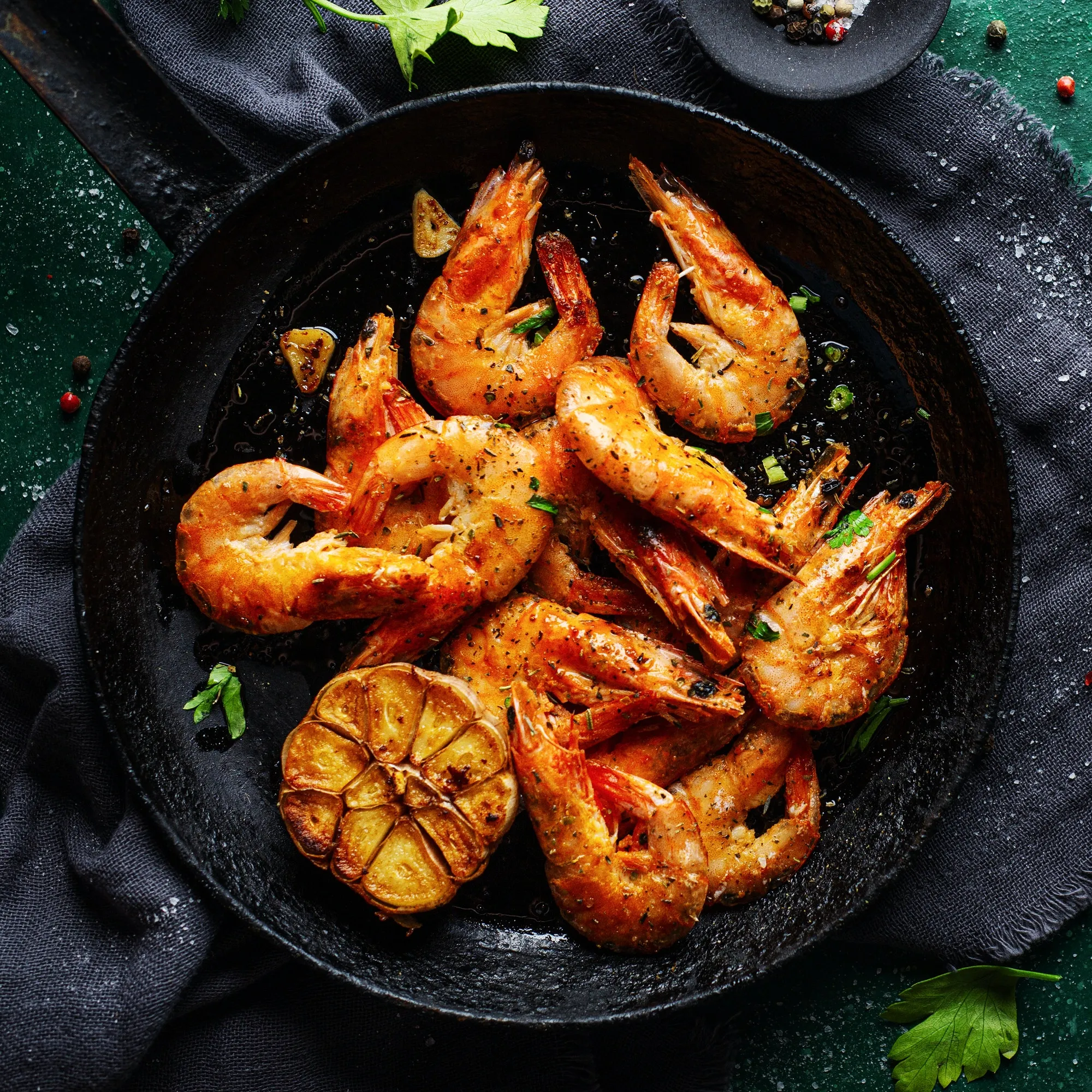 Butter Garlic Prawns